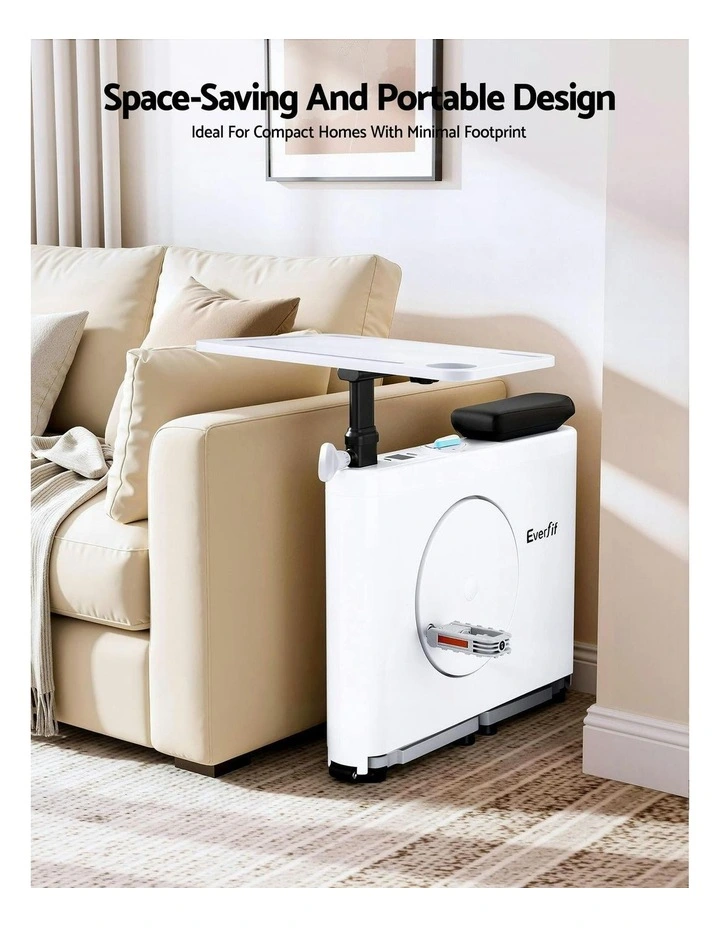 Exercise Bike Magnetic Desk Bike with Tabletop Fitness Home Workout Gym image 6