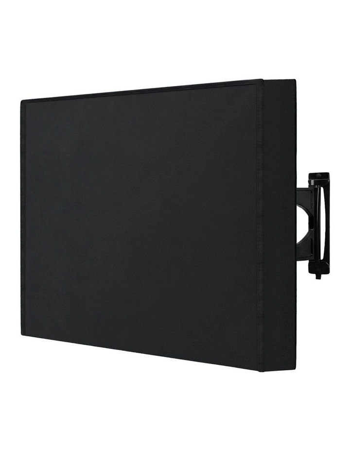 Waterproof Outdoor Patio Flat TV Cover 55-58 Inch in Black image 1