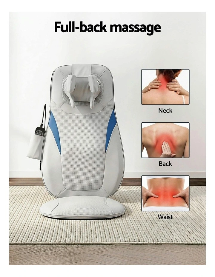 Full Back 3D Kneading Heating Massage Cushion image 5