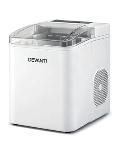 Countertop with Self Cleaning Ice Maker Machine 1.2L 12kg in White