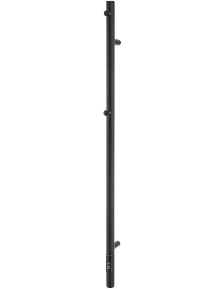 Heated Towel Rail With Timer Vertical Electric Heater Warmer Rack image 1