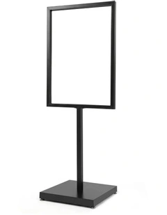 A1 Frame Pedestal Sign Holder Poster Stand 60x90cm in Black