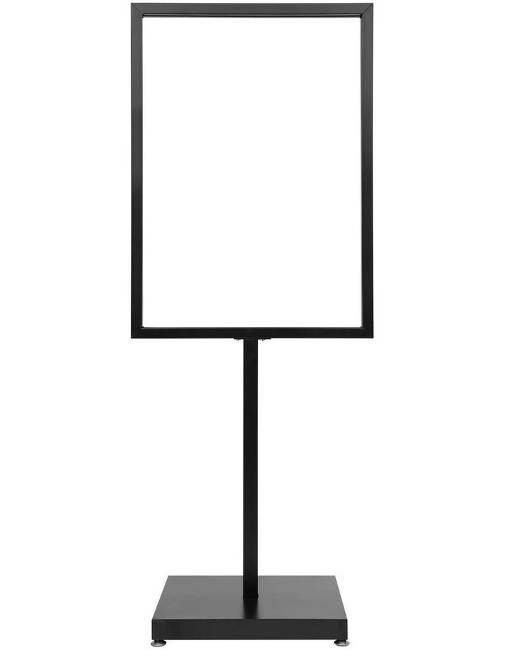 A1 Frame Pedestal Sign Holder Poster Stand 60x90cm in Black image 2