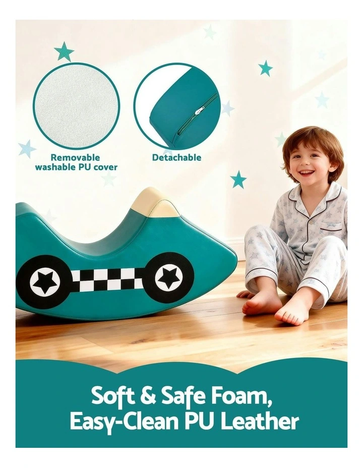 Foam Climbing Blocks Playset in Blue image 7