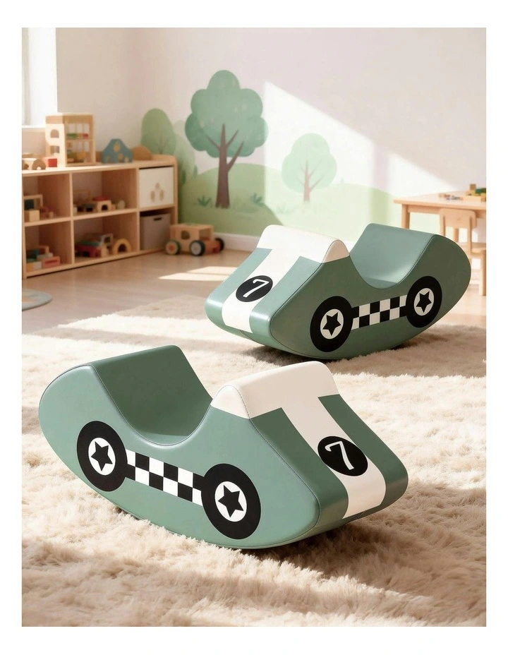 Foam Climbing Blocks Playset in Green image 3