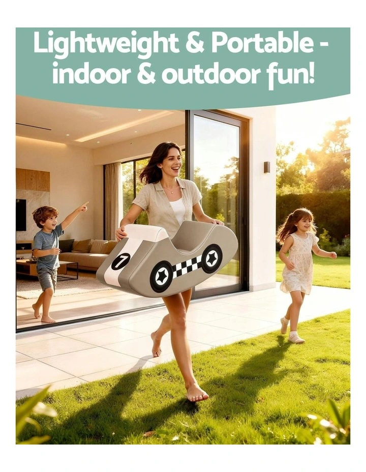 Foam Climbing Blocks Playset in Beige image 6