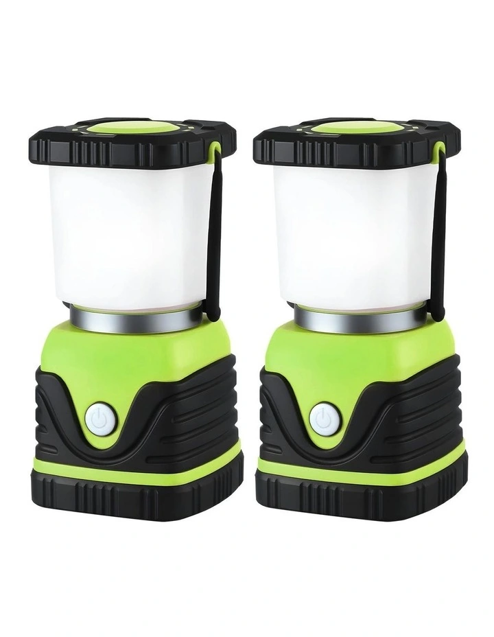 1000LM Super Bright Waterproof LED Camping Lanterns 2-Pack image 1