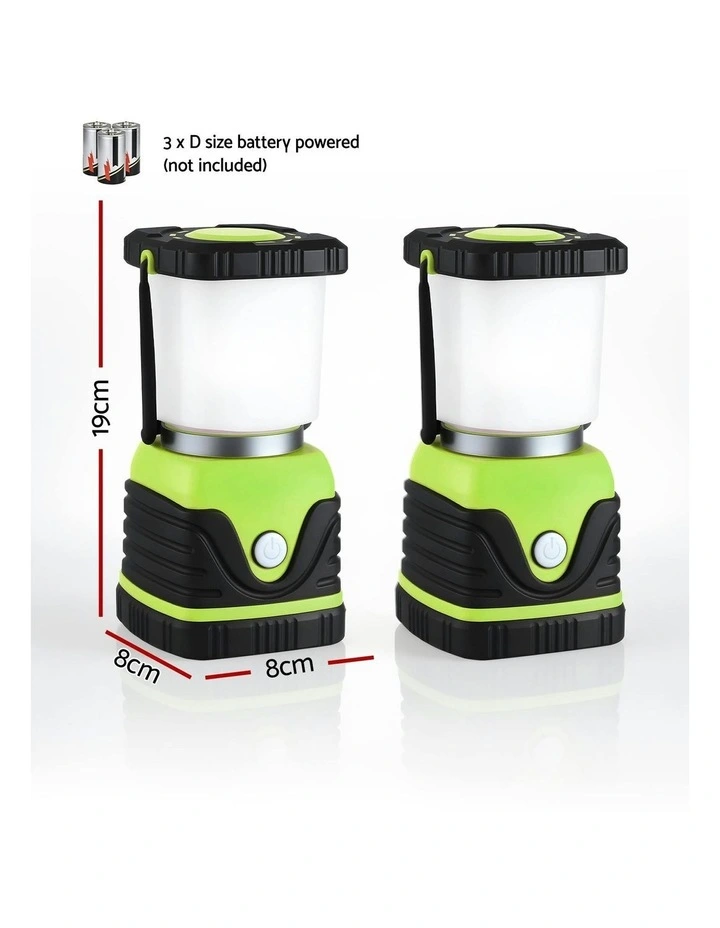 1000LM Super Bright Waterproof LED Camping Lanterns 2-Pack image 4