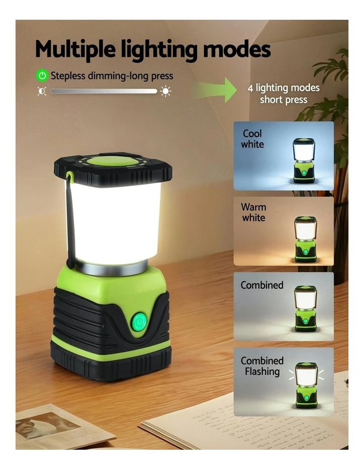 1000LM Super Bright Waterproof LED Camping Lanterns 2-Pack image 6