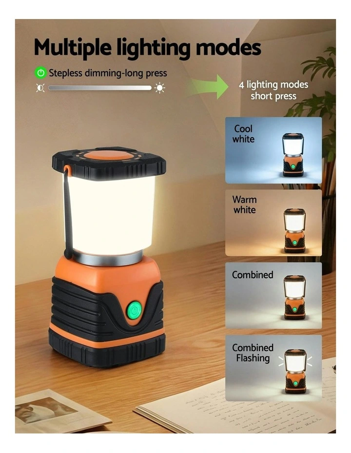 1000LM Super Bright Waterproof LED Camping Lanterns 2-Pack image 6