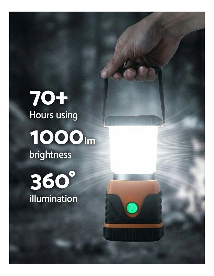 1000LM Super Bright Waterproof LED Camping Lanterns 2-Pack image 7