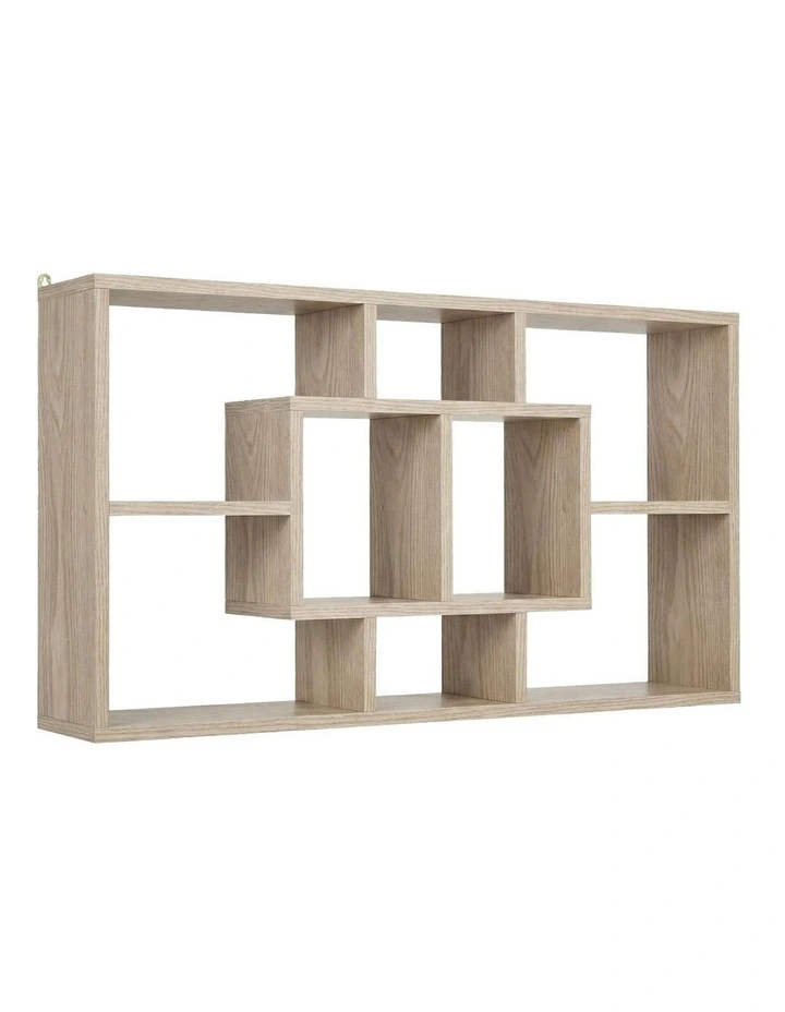 Floating Wall Shelves Bookshelf in Wood image 1