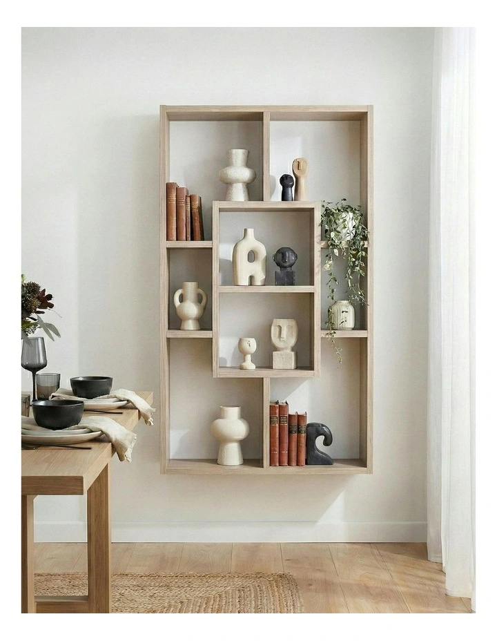 Floating Wall Shelves Bookshelf in Wood image 5