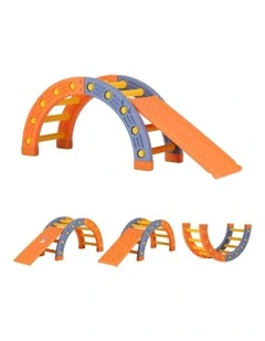 Arch Climbing Frame Set With Slide in Multi