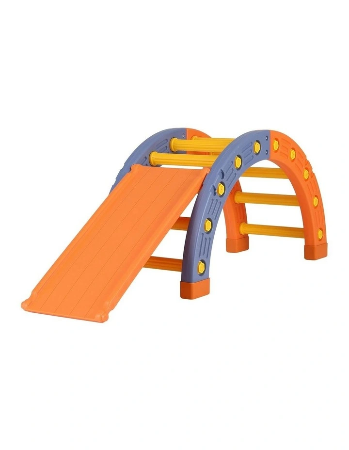 Arch Climbing Frame Set With Slide in Multi image 2