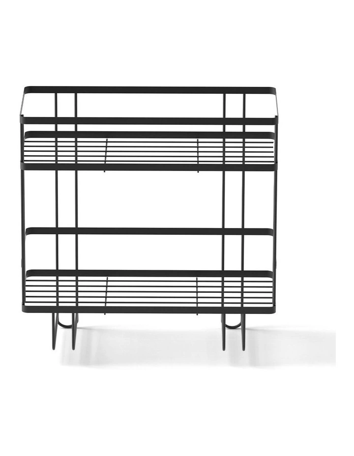 2 Tier Over Toilet Storage Rack Bathroom Shelf Organizer image 2