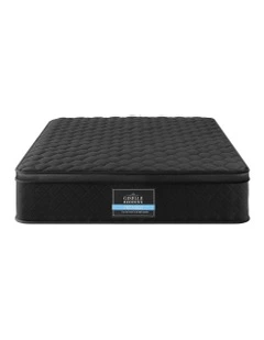 Spring Egg-Crate Memory Foam Mattress 5-Zone Pocket Single 34cm in Black