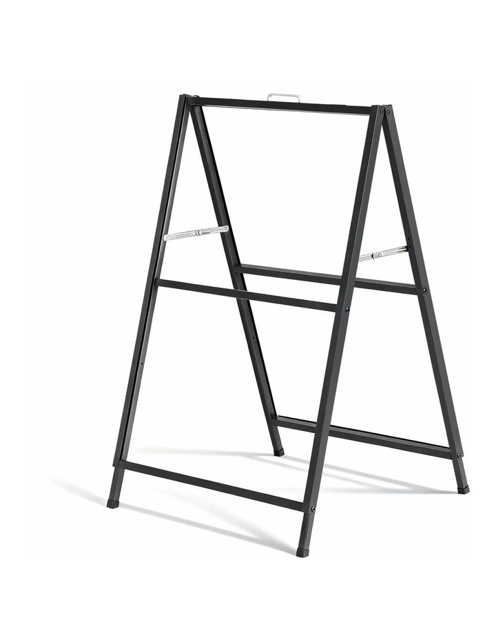 Outdoor Advertising Display Board Double Sided Poster A1 Frame Sign Stand 60x90cm in Black image 1