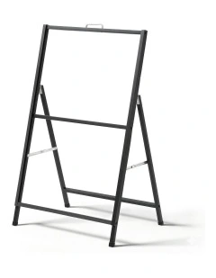 Outdoor Advertising Sided Poster Display Board A1 Frame Sign Stand Single 60x90cm in Black