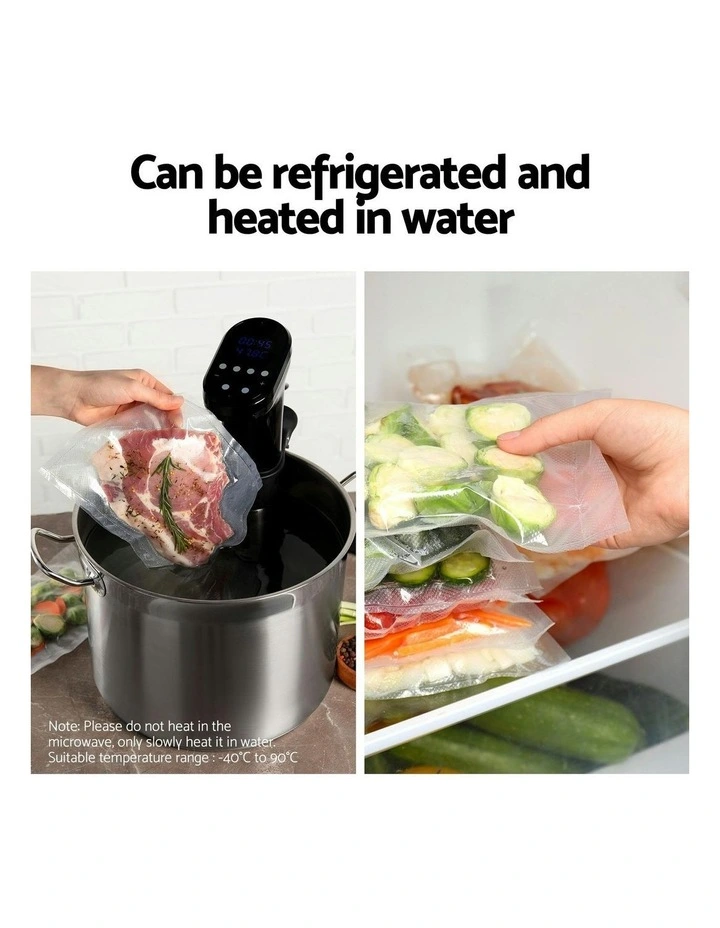 Rolls Food Vacuum Sealer Bags Pack 6 15cmx6m in White image 7