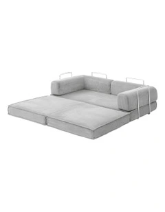 Convertible Folding Sofa Bed in Grey