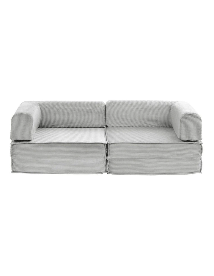 Convertible Folding Sofa Bed in Grey image 2