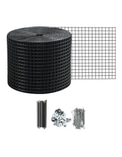 Solar Panel Bird Guard Mesh Critter Guard Roll Kit 20cm x 30m in Black