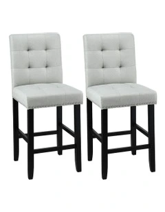 Kitchen Dining Chairs 2x in Grey