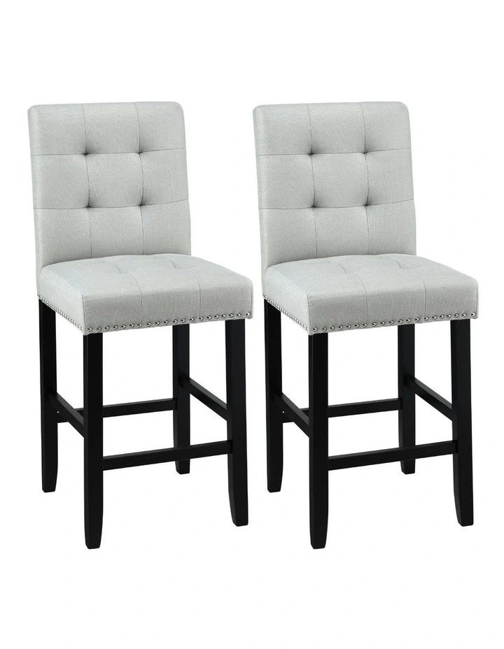 Kitchen Dining Chairs 2x in Grey image 1