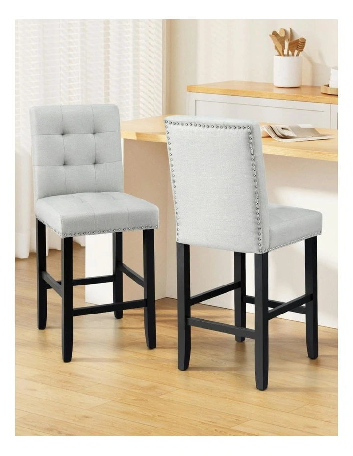 Kitchen Dining Chairs 2x in Grey image 3