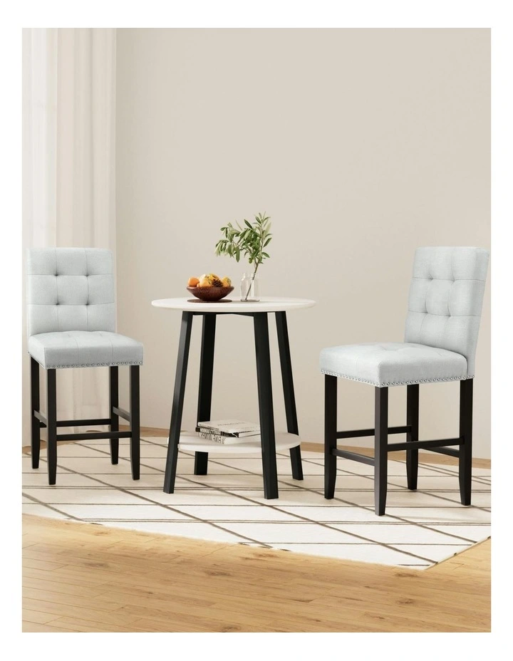 Kitchen Dining Chairs 2x in Grey image 5