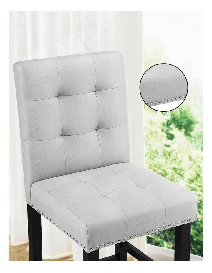 Kitchen Dining Chairs 2x in Grey image 6