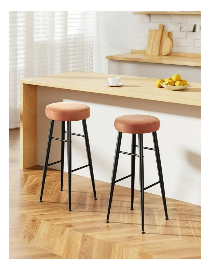Bar Stools 2x in Brown image 3