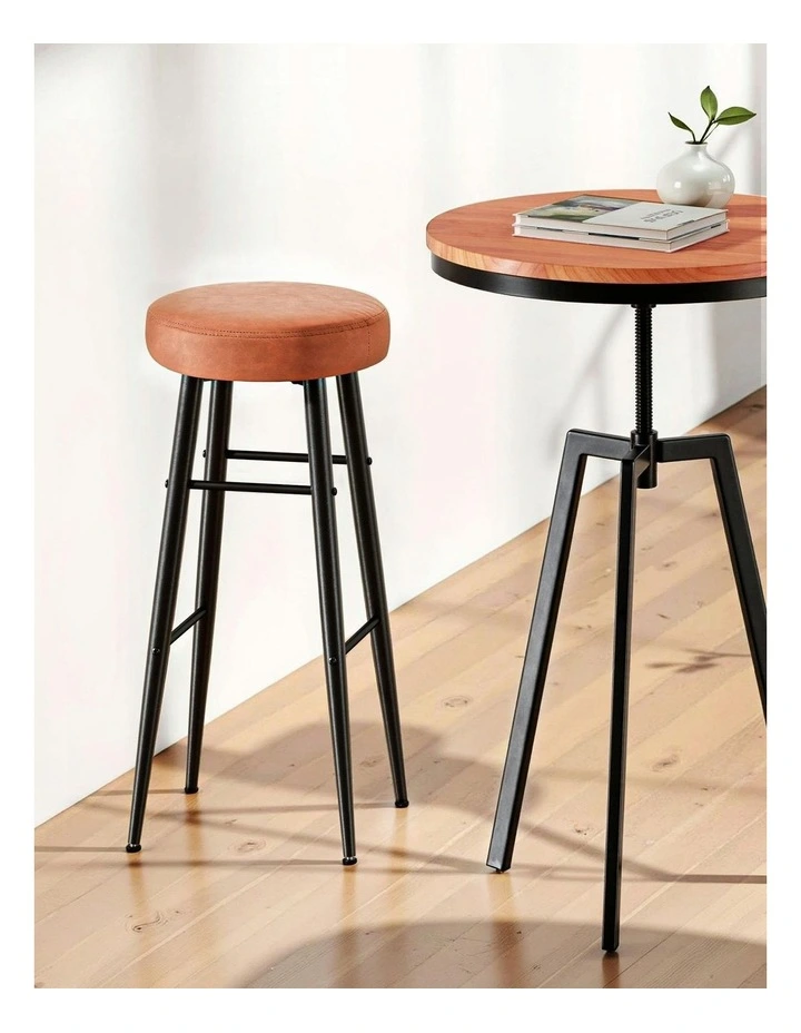 Bar Stools 2x in Brown image 5