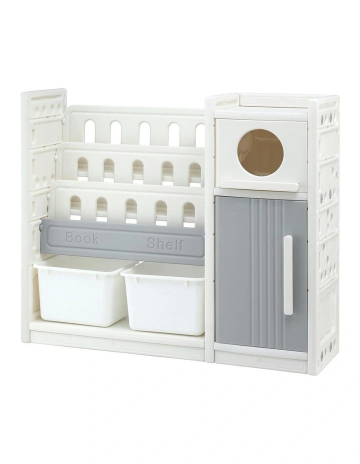 Bookshelf Toy Storage Organizer in White image 1