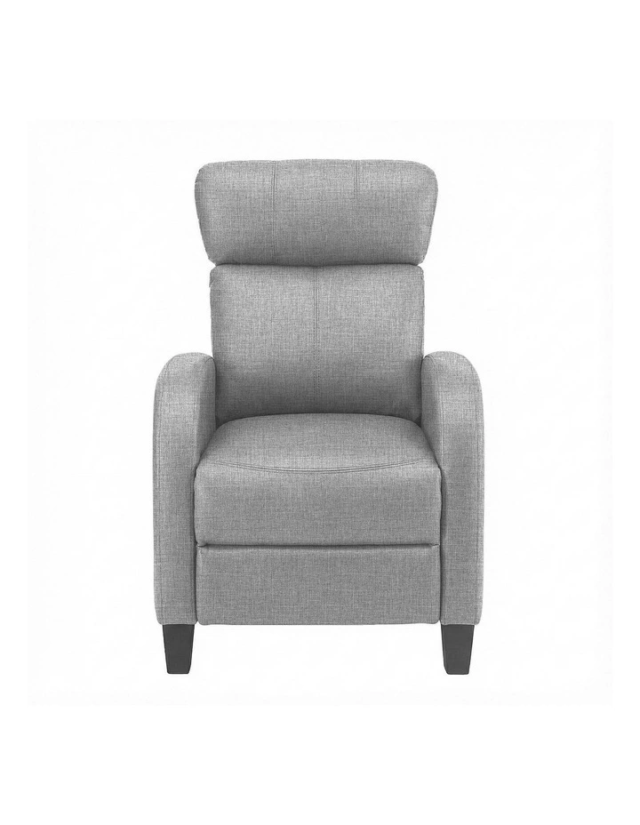 Massage Recliner Chair Small Recliner Sofa in Grey image 2