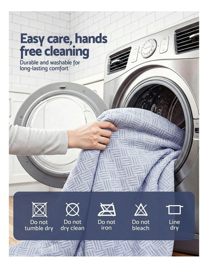 Cooling Mattress Protector in White image 7