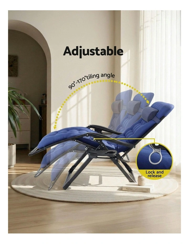 Sun Lounger in Blue image 5