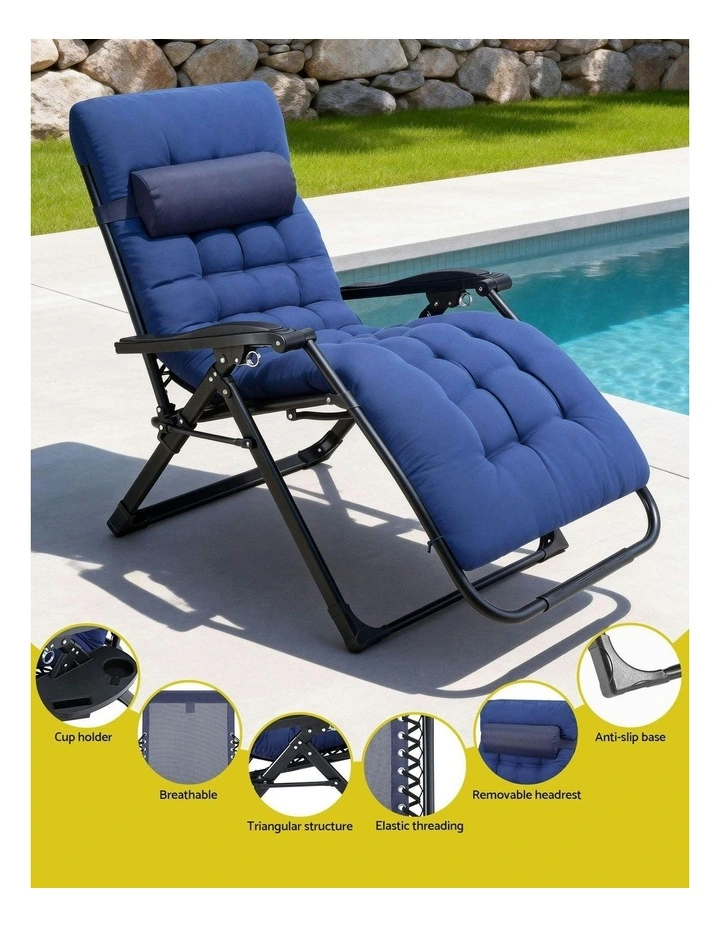 Sun Lounger in Blue image 7
