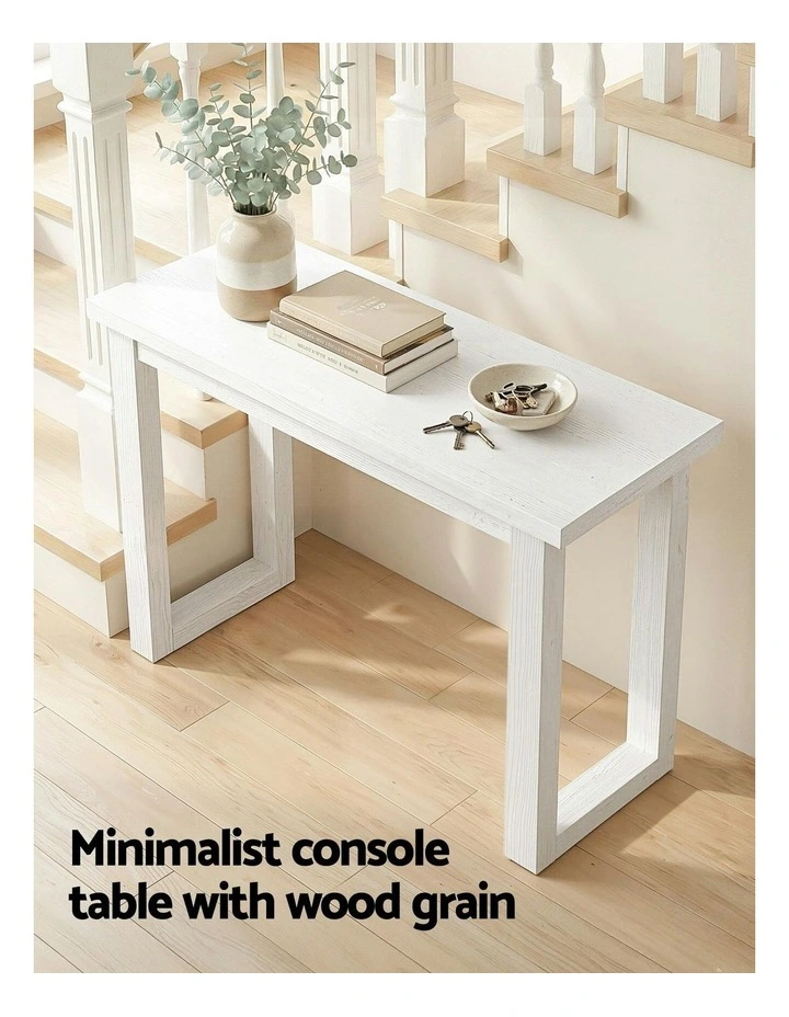 Console Table 110cm in White image 6