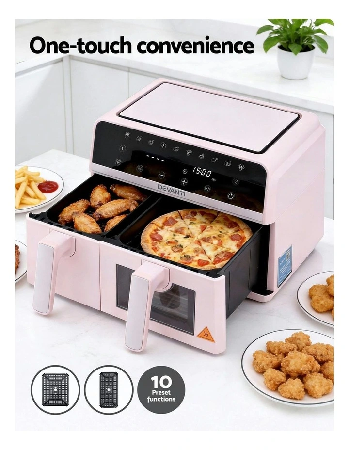 2600W Dual Zone Air Fryer 9L image 7