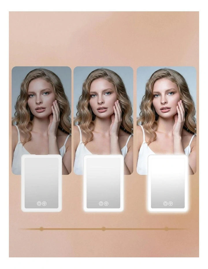 Portable Makeup Mirror with Lights 10x in Magnifier White image 6