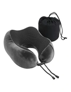 Travel Neck Pillow in Grey