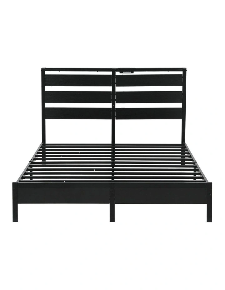 Double Size Bed Frame in Black image 2