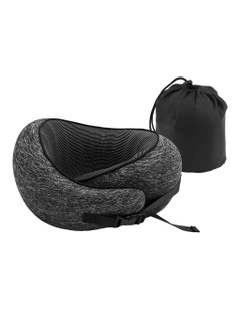 Travel Neck Pillow in Dark Grey