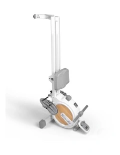 Magnetic Rowing Machine in White