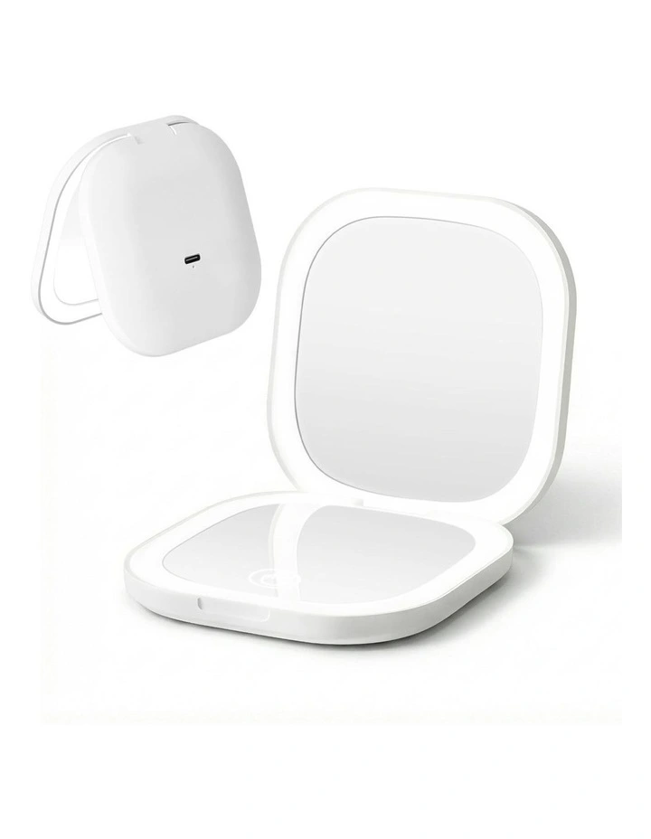 LED Compact Mirror in White image 1