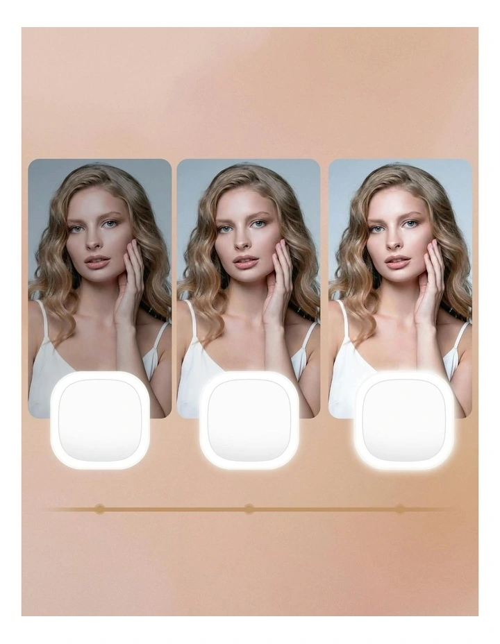 LED Compact Mirror in White image 7