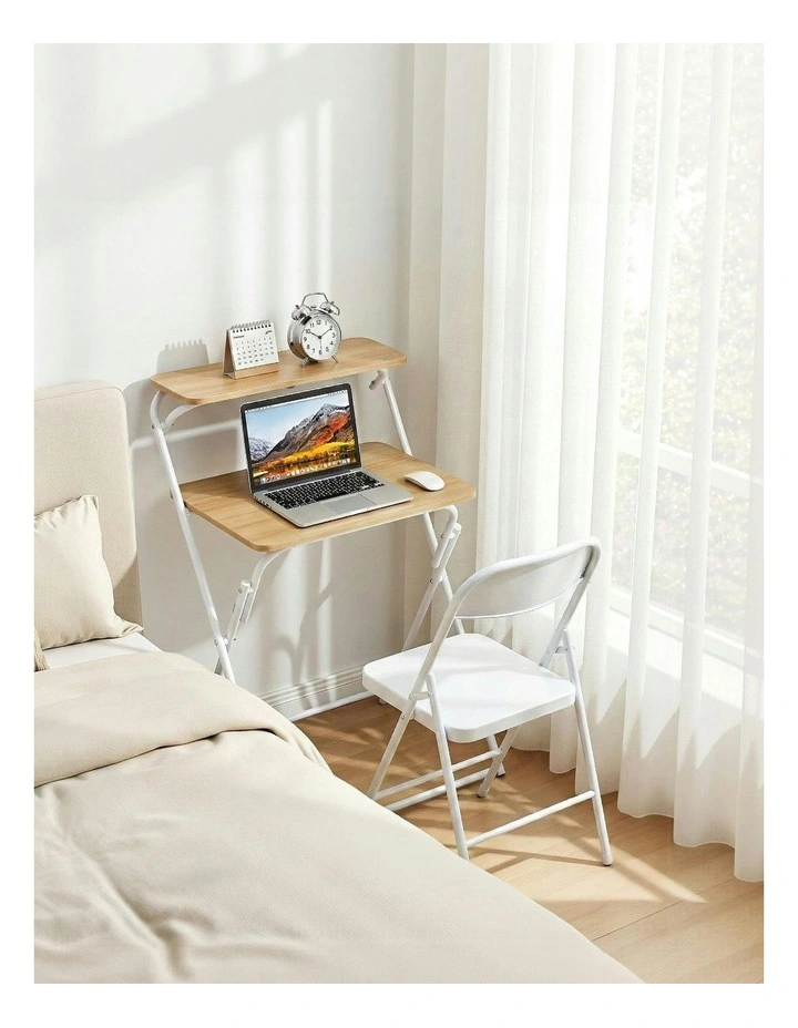 Home Office Foldable Study Desk in Oak image 5