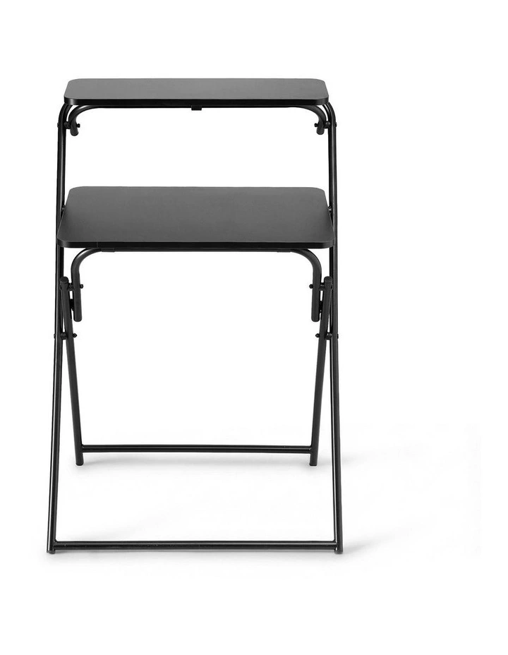 Home Office Foldable Study Desk in Black image 2